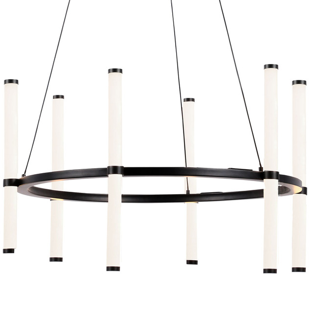 Corvette Round Chandelier by Dainolite