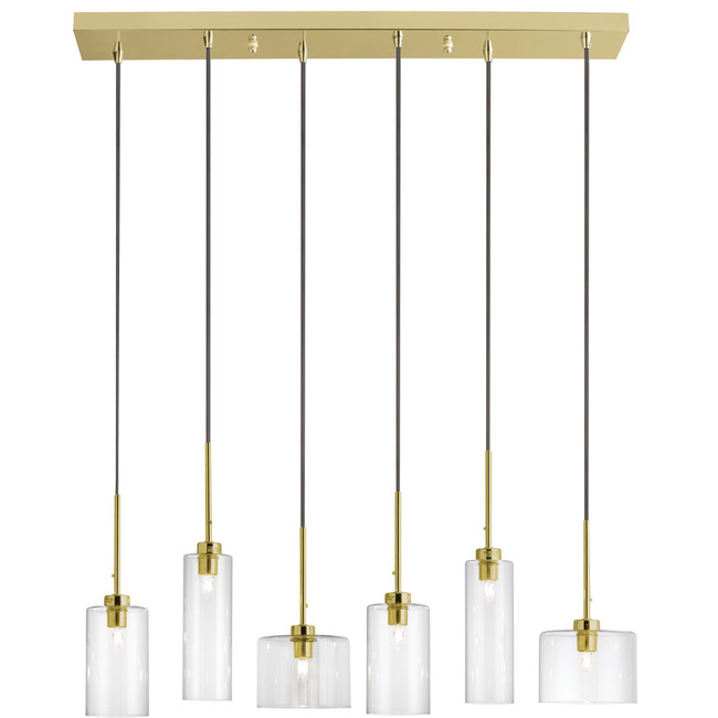 Industrial Linear Multi-Light Pendant by Dainolite