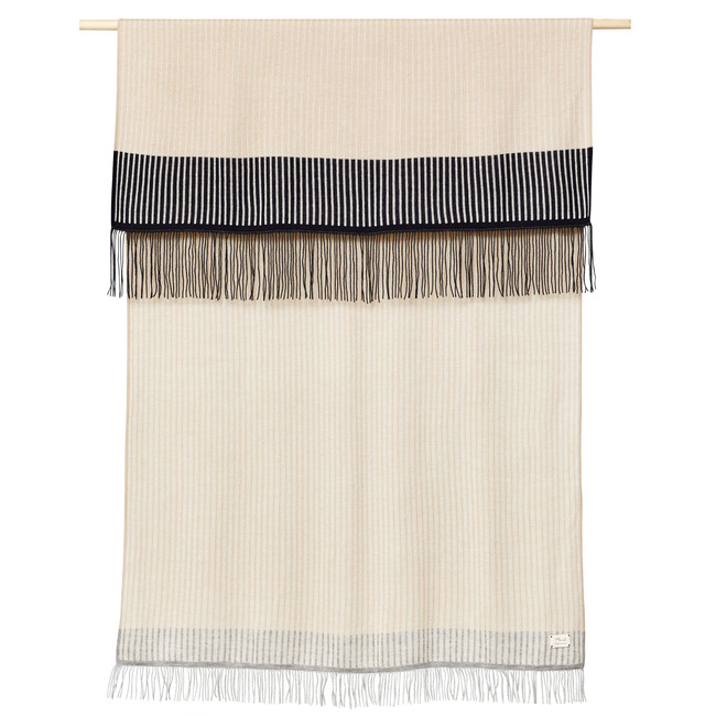 Aymara Stripes Fringe Blanket by Form & Refine