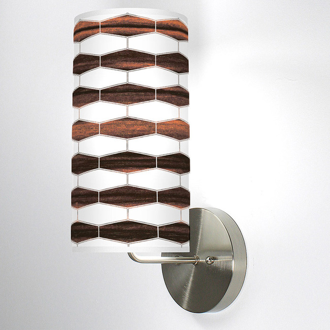 Weave Column Wall Sconce by Jef Designs