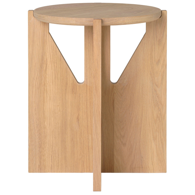 Wood Side Table/Stool by Kristina Dam
