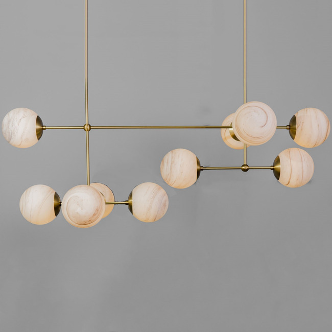 Armstrong Linear Chandelier by Schwung Home