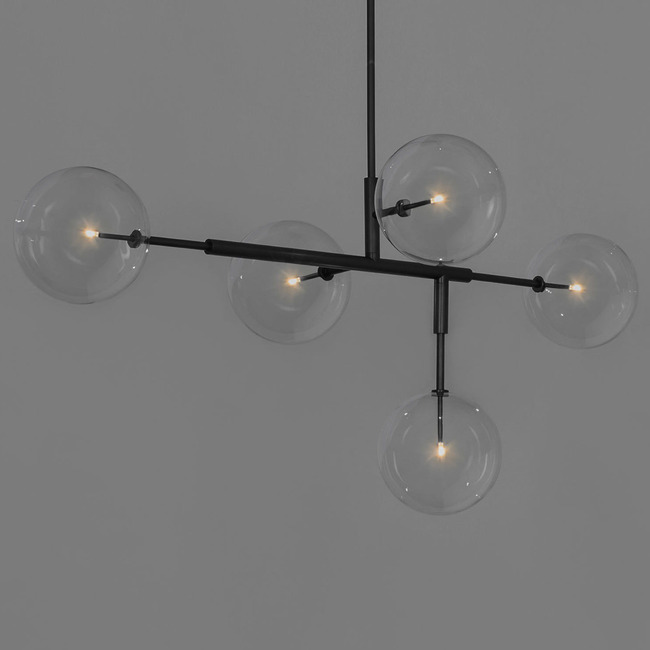 Axis Linear Chandelier by Schwung Home