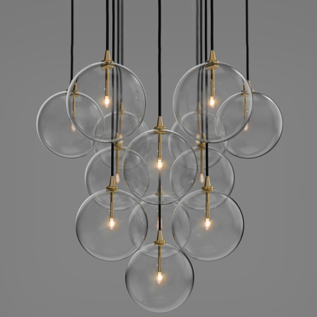 Glass Globe Cluster Multi Light Pendant by Schwung Home