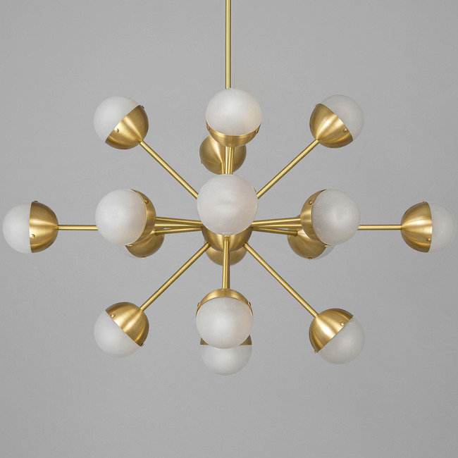 Molecule Spark Oval Chandelier by Schwung Home