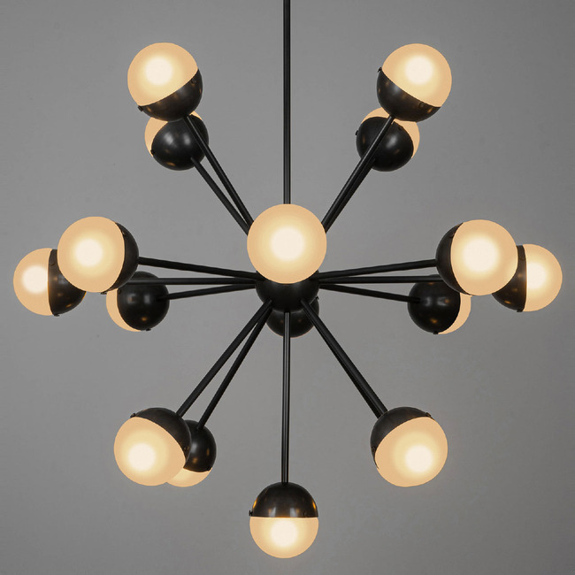 Molecule Spark Sputnik Chandelier by Schwung Home