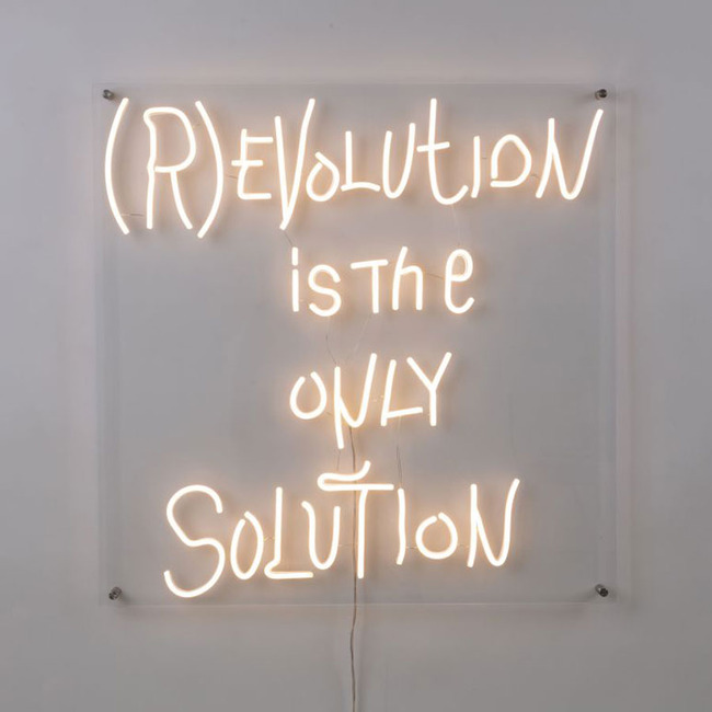 Evolution is the Only Solution Plug-in Wall Sconce by Seletti