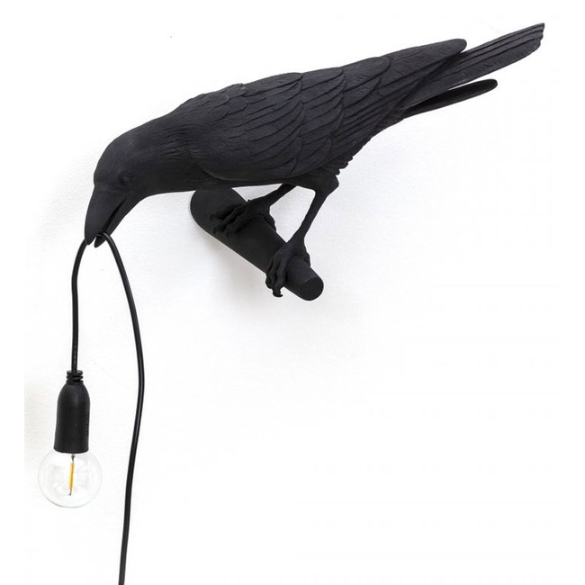 Bird Looking Plug-in Wall Sconce by Seletti