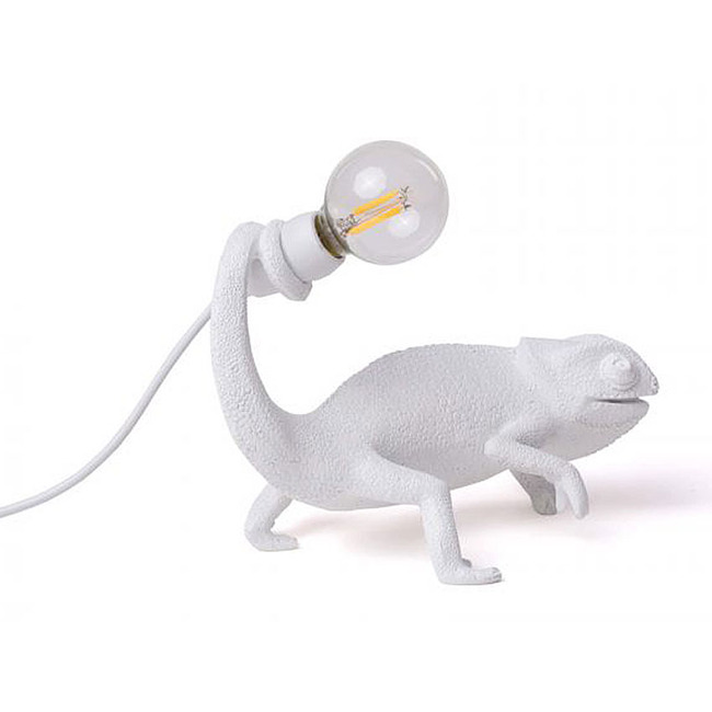 Chameleon Table Lamp with USB Port by Seletti