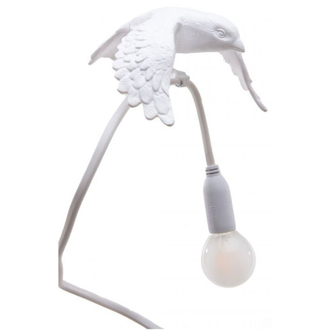 Sparrow Taking Off Clamp Table Lamp w/USB by Seletti