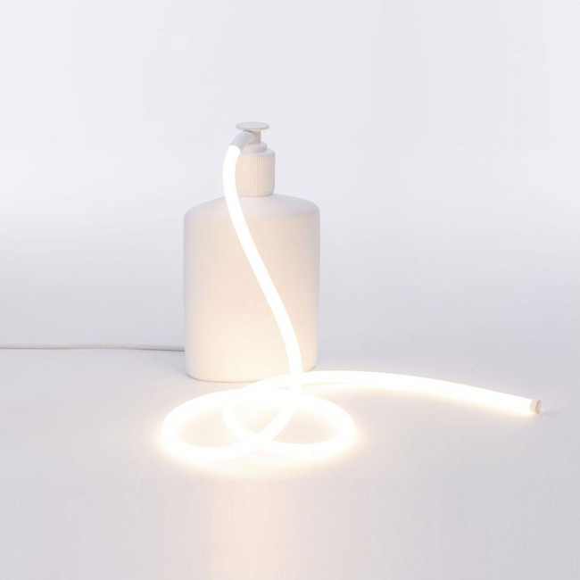 Soap Glow Portable Table Lamp by Seletti