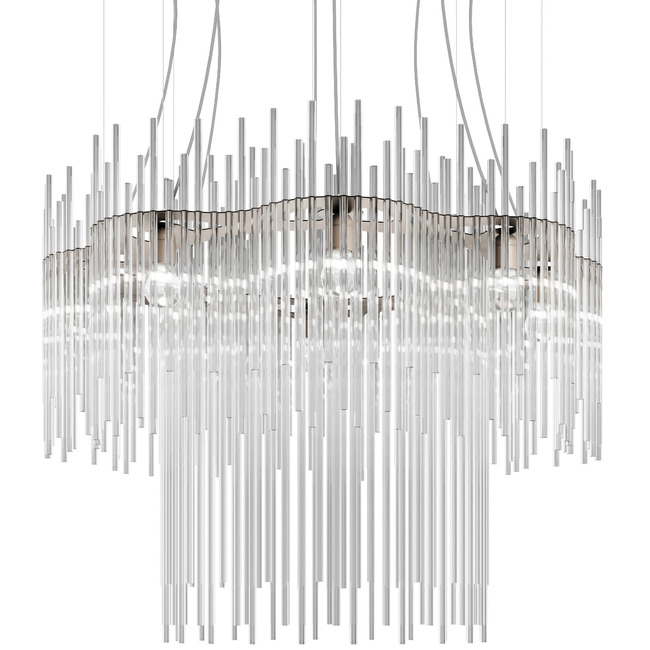 Diadema Two-Tier Wave Pendant by Vistosi