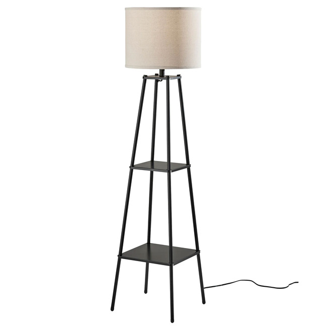 Adrian Shelf Floor Lamp by Adesso Corp.