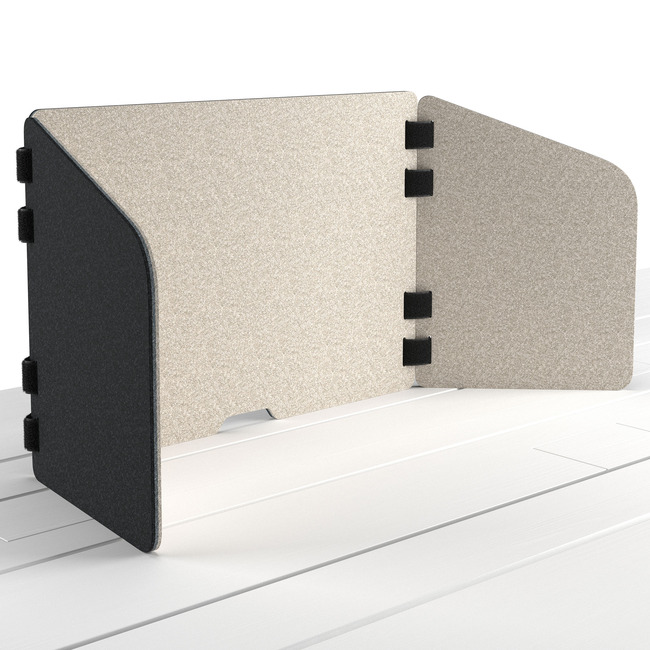 BuzziTripl Home Desk Partition by BuzziSpace