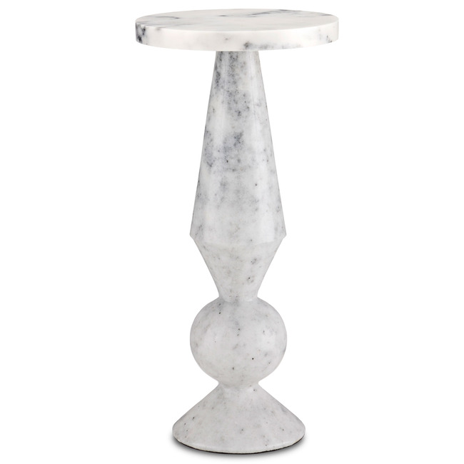 Quince Marble Accent Table by Currey and Company