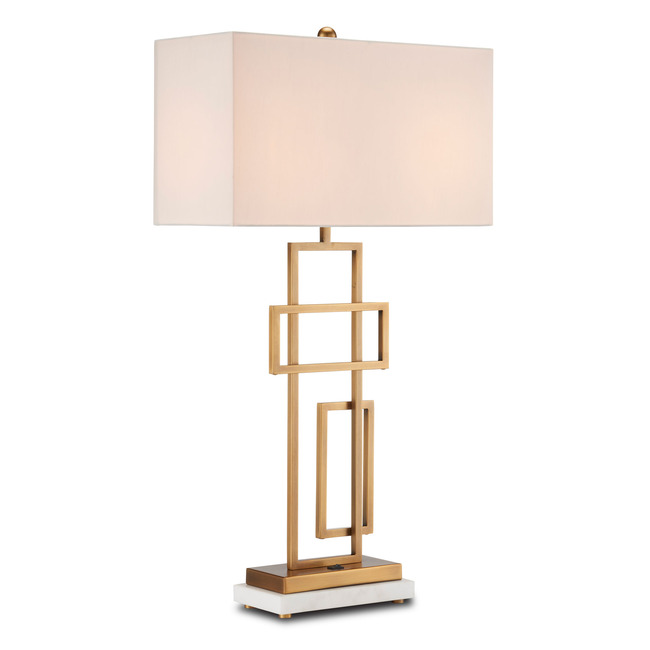 Parallelogram Table Lamp by Currey and Company