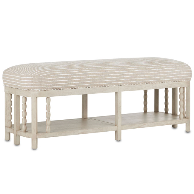 Norene Demetria Bench by Currey and Company