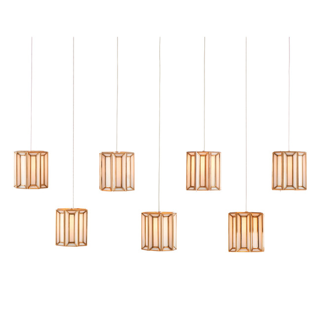 Daze Multi-Light Linear Pendant by Currey and Company
