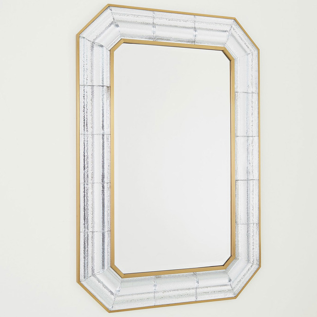 Cast Glass Mirror by Global Views