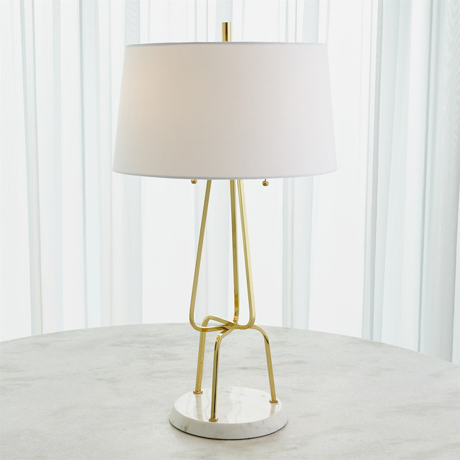 Intersecting Table Lamp by Global Views
