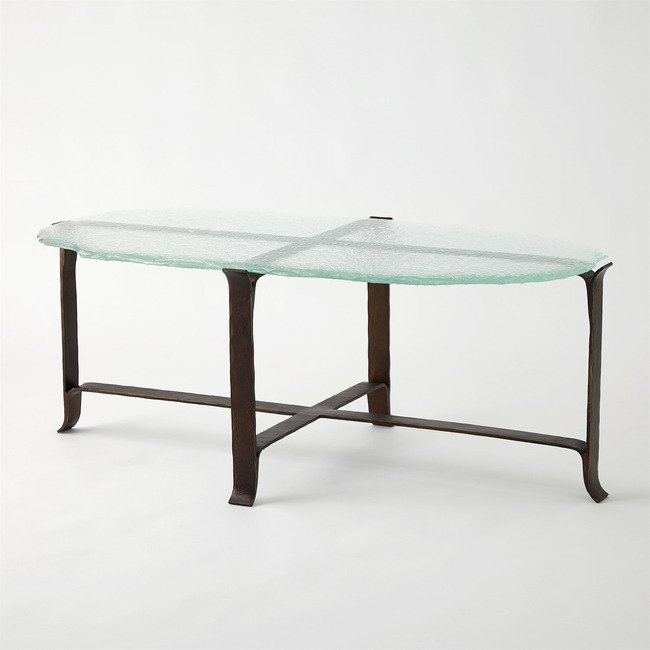 Melting Glass Cocktail Table by Global Views