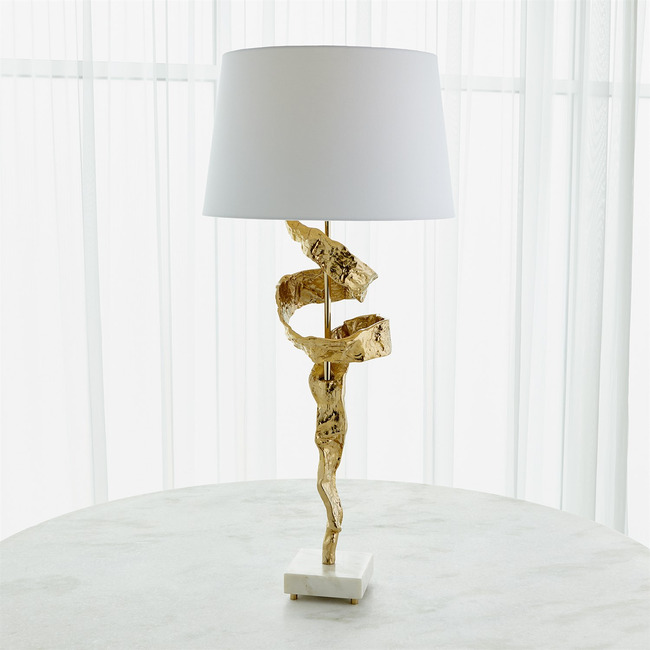 Twist Table Lamp by Global Views