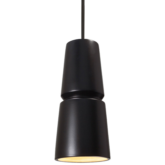 Radiance Cinched Cone Pendant by Justice Design