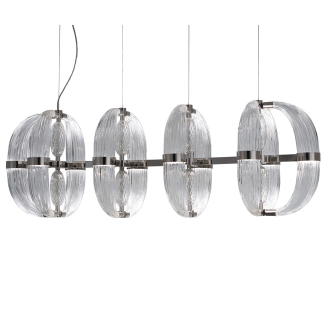 Coup de Foudre Linear Chandelier by Patrizia Garganti