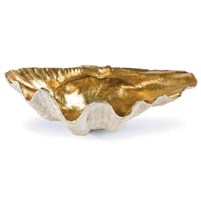 Golden Clam Bowl by Regina Andrew