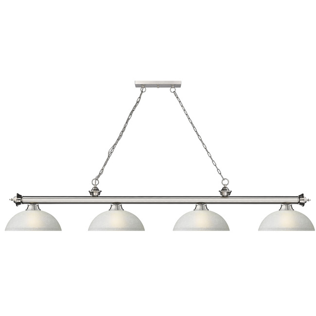 Cordon Linear Pendant with Dome Glass Shade by Z-Lite