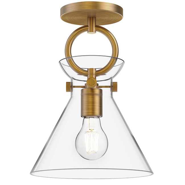 Emerson Semi Flush Ceiling Light by Alora