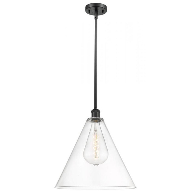 Berkshire Cone Large Stem Hung Pendant by Innovations Lighting