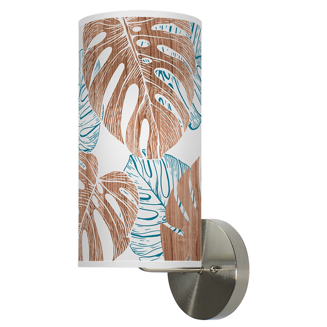 Monstera Column Wall Sconce by Jef Designs