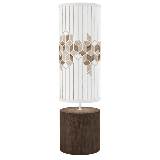 Cube Column Table Lamp by Jef Designs