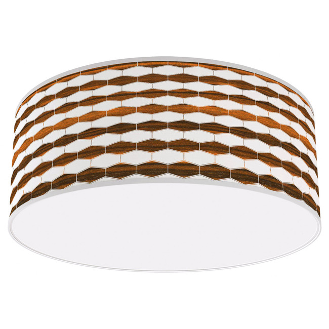 Weave Drum Ceiling Light by Jef Designs