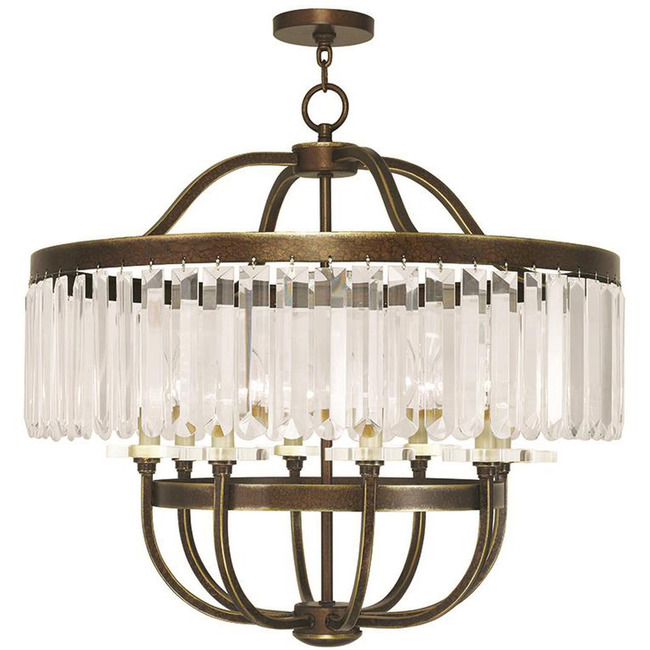 Ashton Bronze Chandelier by Livex Lighting