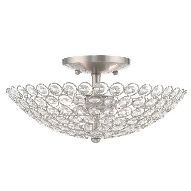 Cassandra Semi Flush Ceiling Light by Livex Lighting