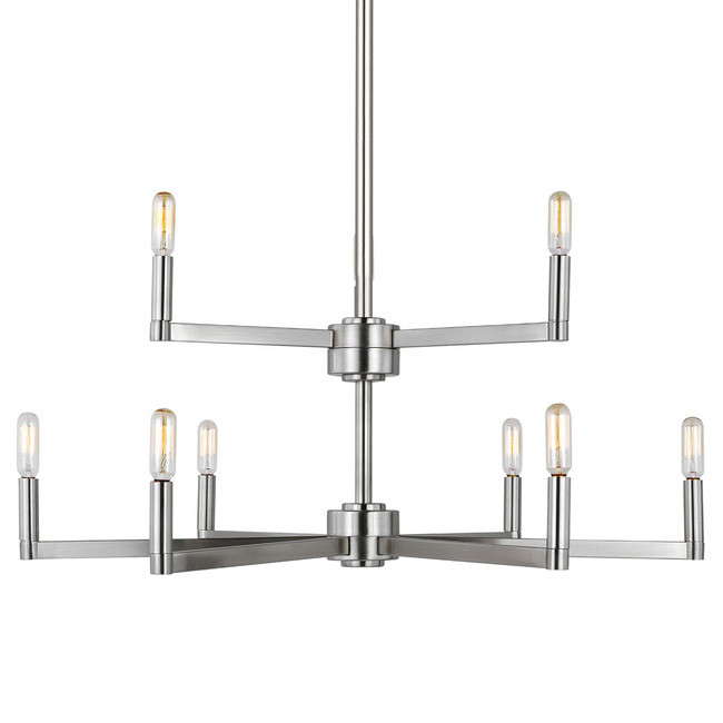 Fullton Two Tier Chandelier by Visual Comfort Studio