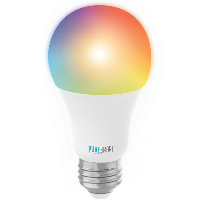 Pure Smart TruColor RGB+Tunable White A19 Smart Bulb WIZ by PureEdge Lighting