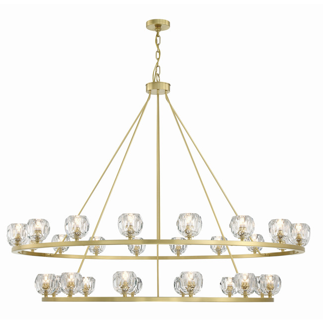 Aragon Double Tier Chandelier by Crystorama