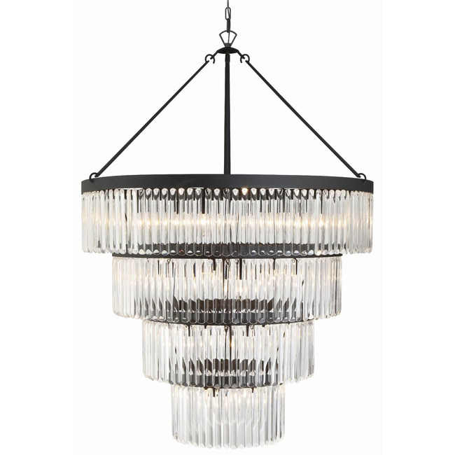 Emory Tiered Chandelier by Crystorama