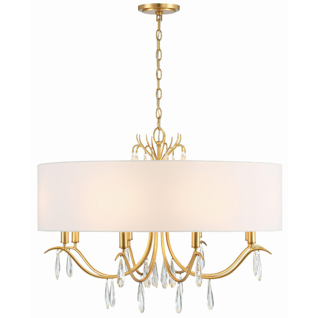 Rollins Drum Chandelier by Crystorama