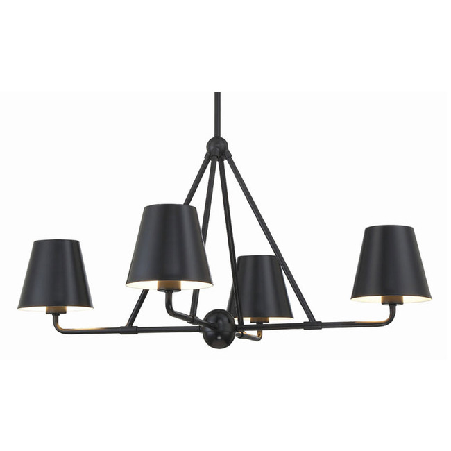 Xavier 4 Light Chandelier by Crystorama