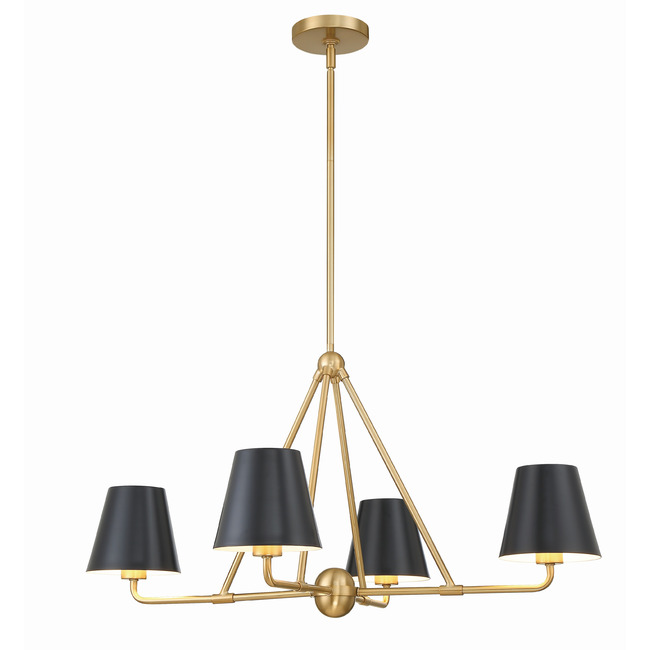 Xavier 4 Light Chandelier by Crystorama
