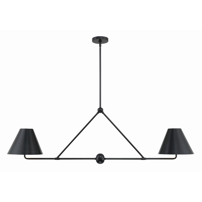 Xavier Linear Chandelier by Crystorama