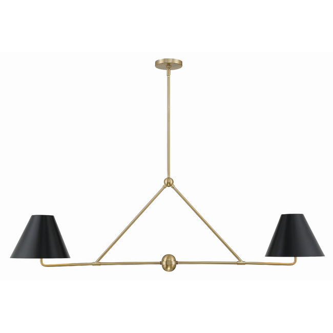 Xavier Linear Chandelier by Crystorama