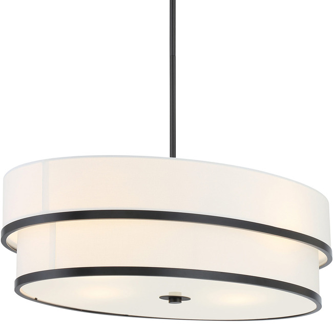 Cascade 4 Light Oval Pendant by Minka Lavery