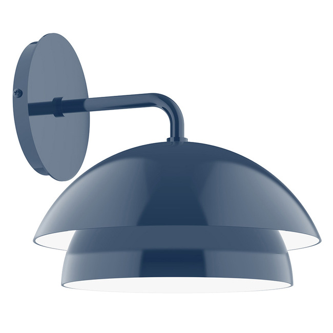 Nest Curved Arm Wall Sconce by Montclair Light Works