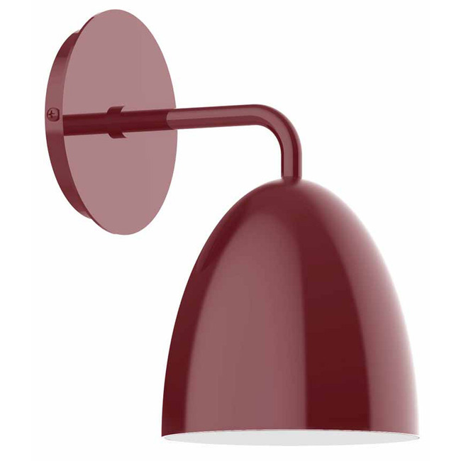 J-Series Dome Curved Arm Wall Light by Montclair Light Works