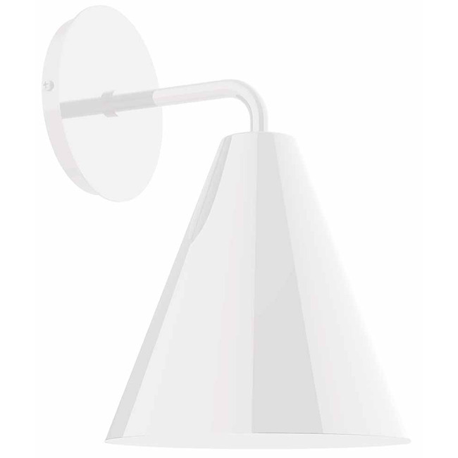 J-Series Jynx Curved Arm Wall Sconce by Montclair Light Works